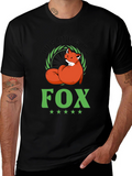 Life is Better with a Fox T-Shirt - Black
