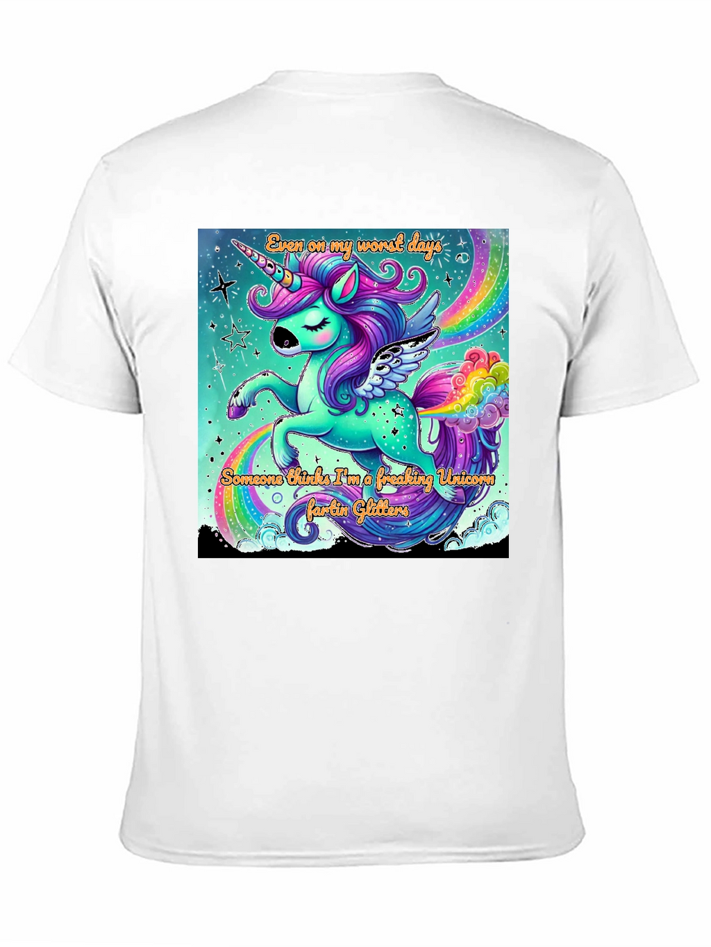 Unicorn Glitter Farts Graphic Tee