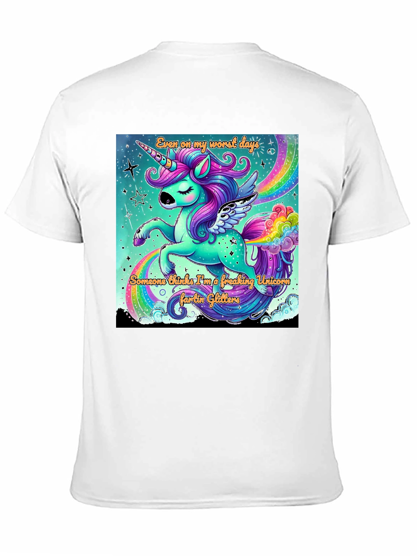 Unicorn Glitter Farts Graphic Tee
