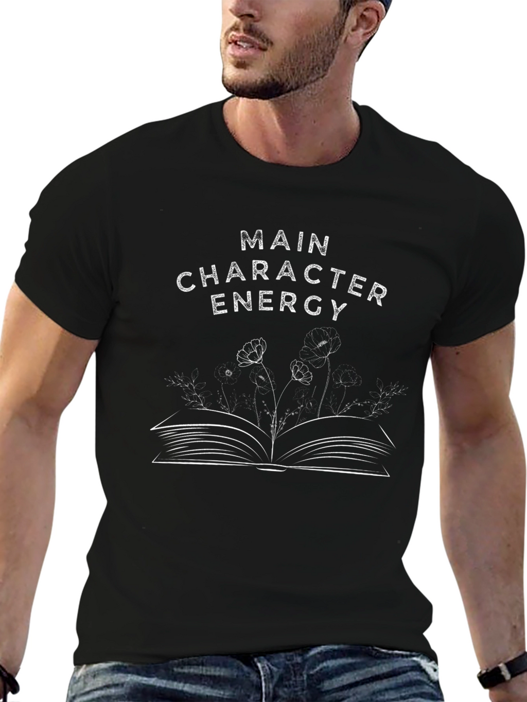 Main Character Energy T-Shirt - Book Lover Tee