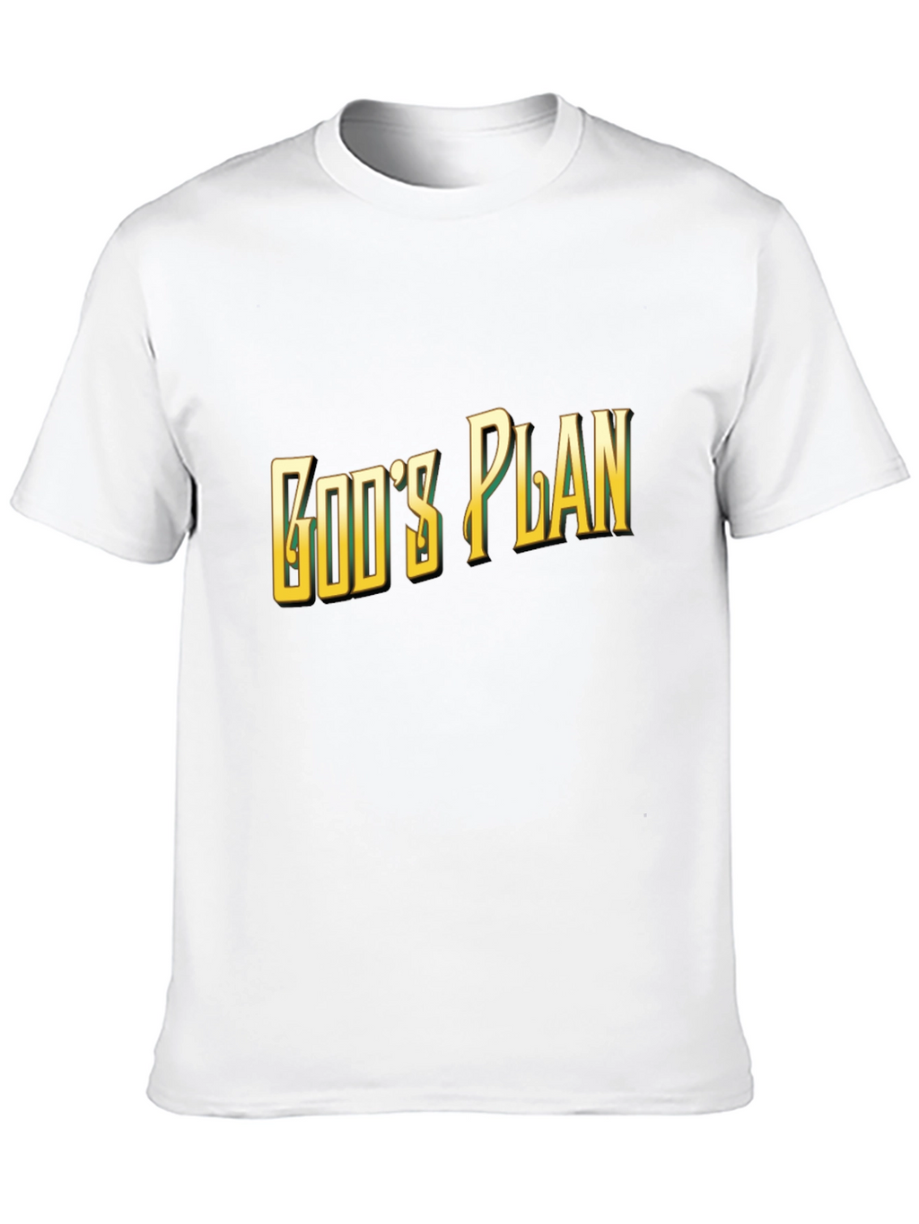 Gods Plan Graphic Tee - Stylish Black T-Shirt