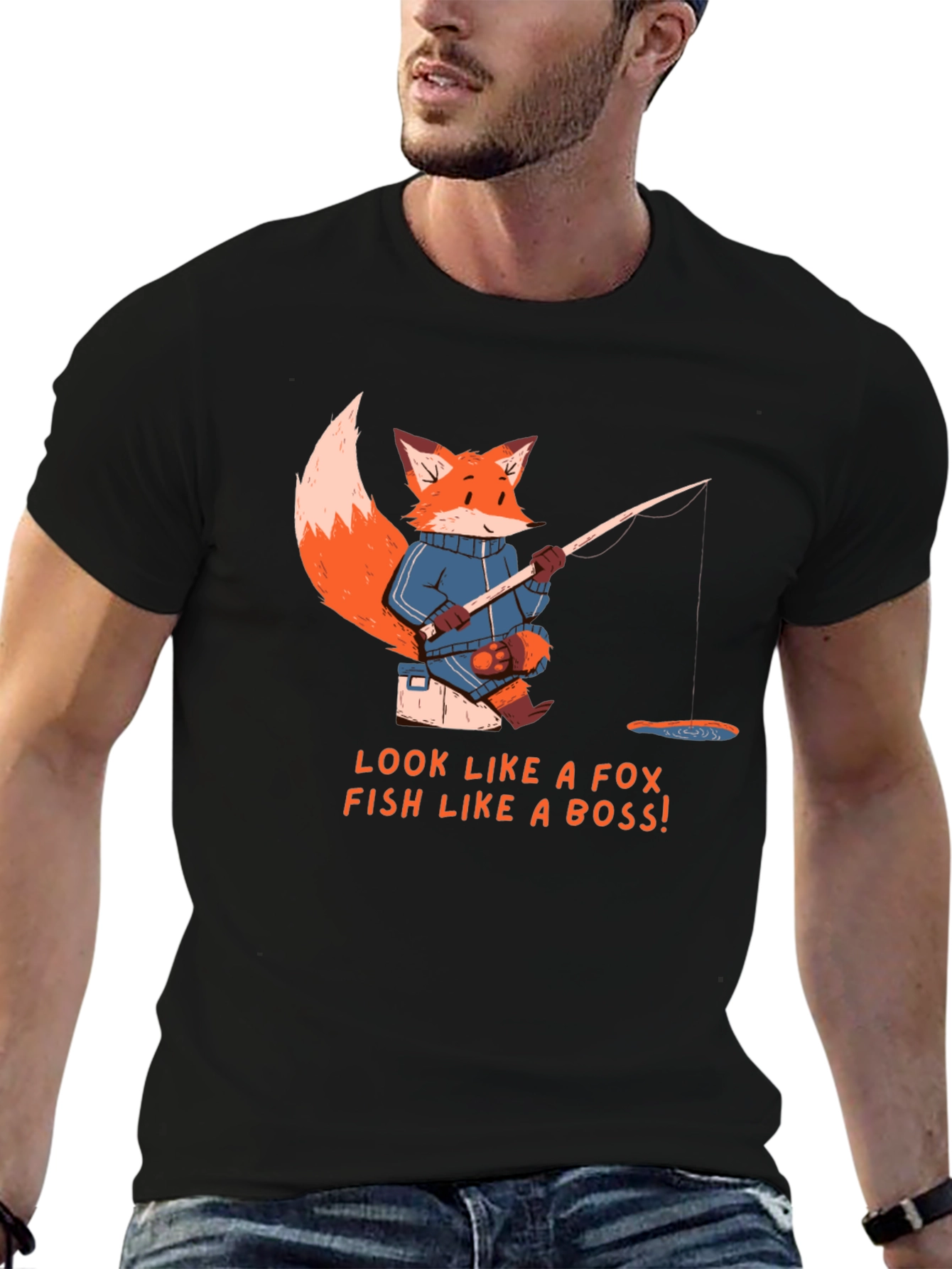 Fox Fishing T-Shirt - Look Like a Fox Fish Like a Boss!