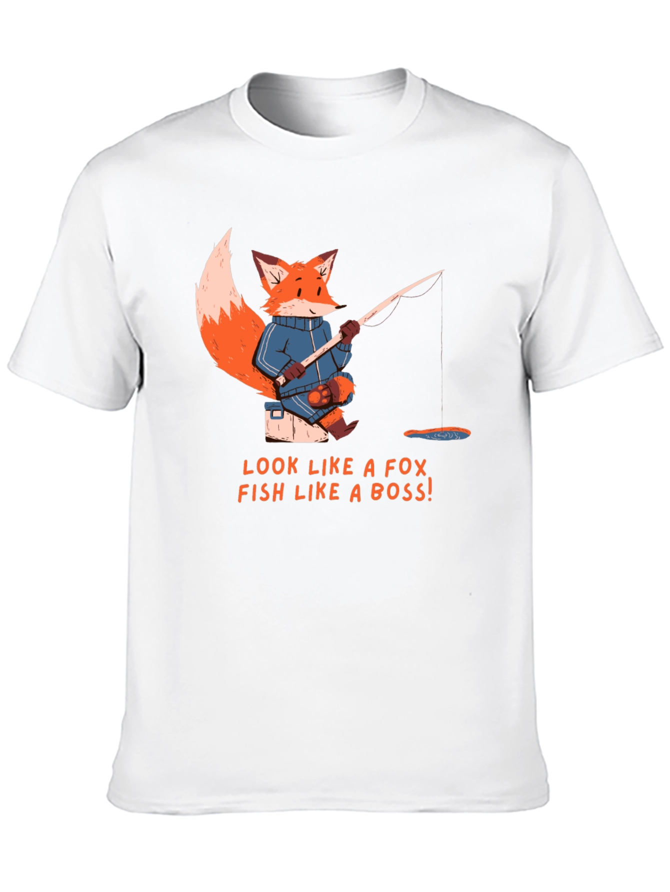 Fox Fishing T-Shirt - Look Like a Fox Fish Like a Boss!