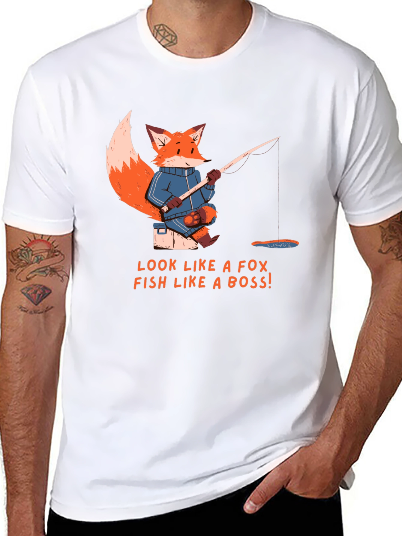 Fox Fishing T-Shirt - Look Like a Fox Fish Like a Boss!