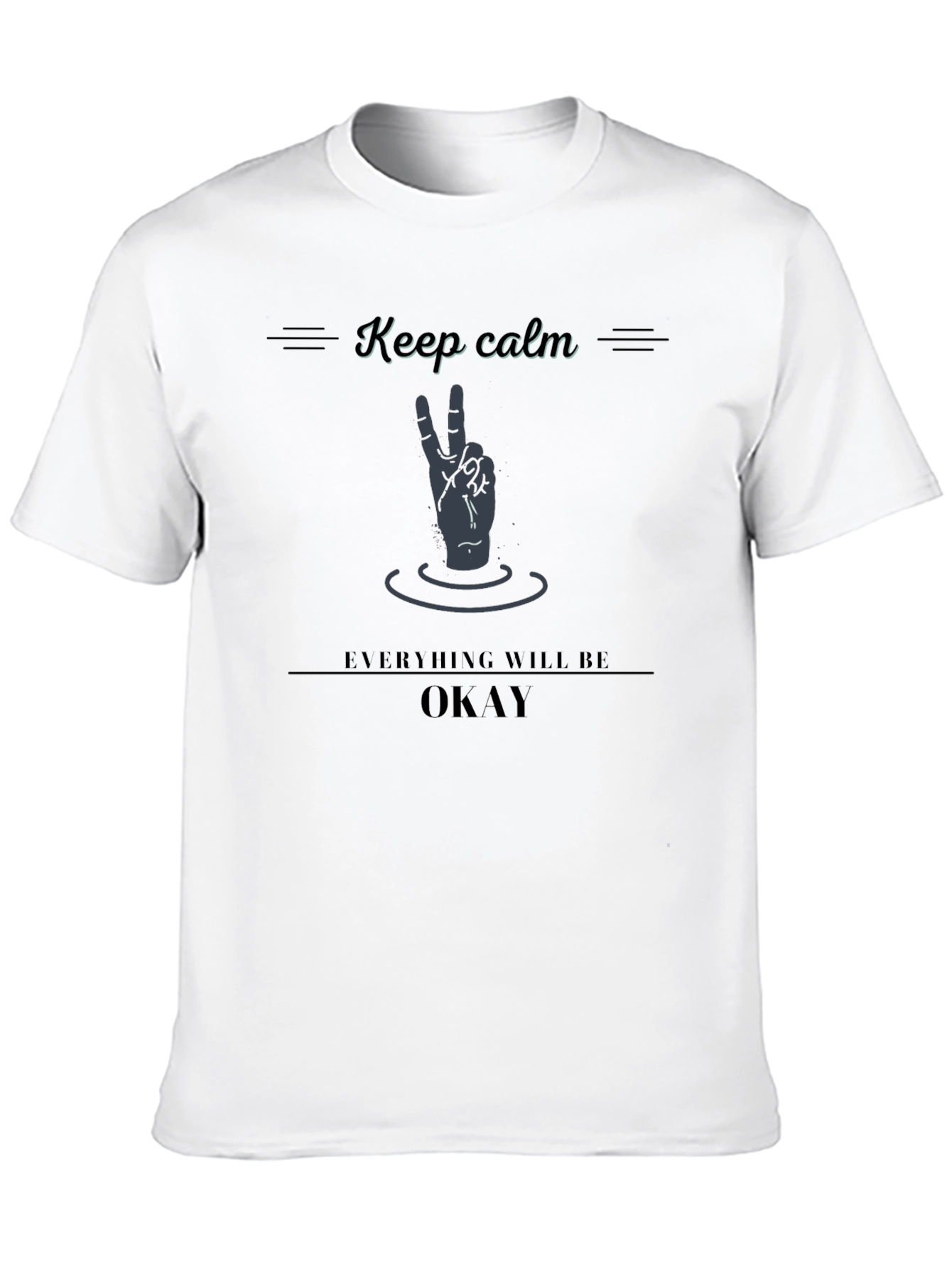 Keep Calm Black T-Shirt
