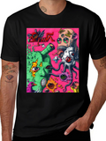 Surreal Art Print Black Tee