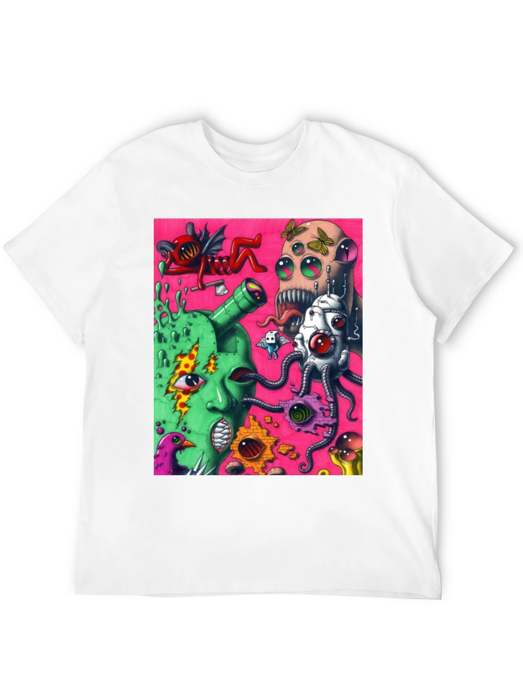 Surreal Art Print Black Tee