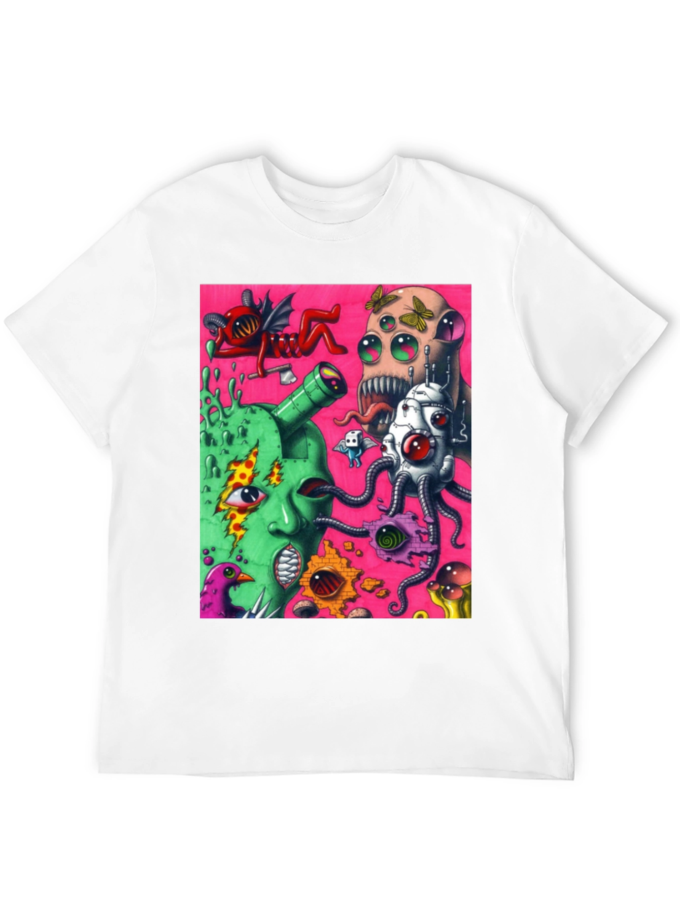 Surreal Art Print Black Tee