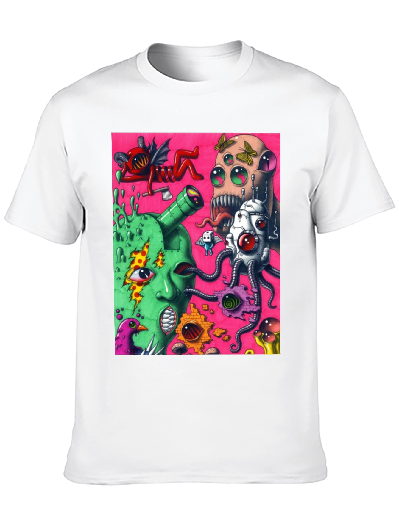 Surreal Art Print Black Tee