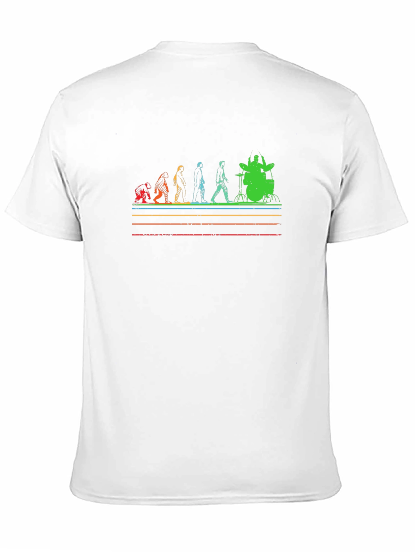 Evolution of Drummer Graphic T-Shirt