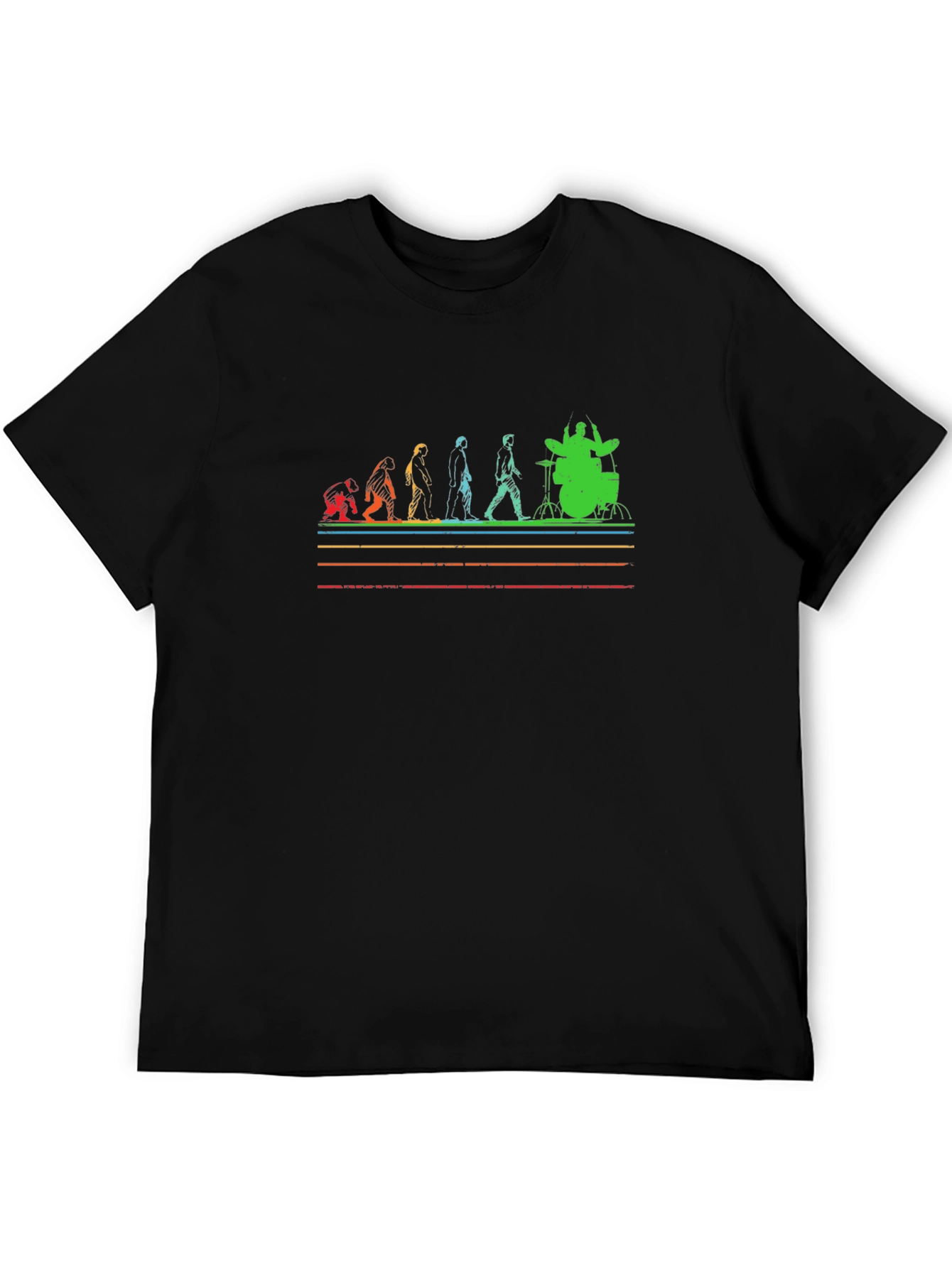 Evolution of Drummer Graphic T-Shirt