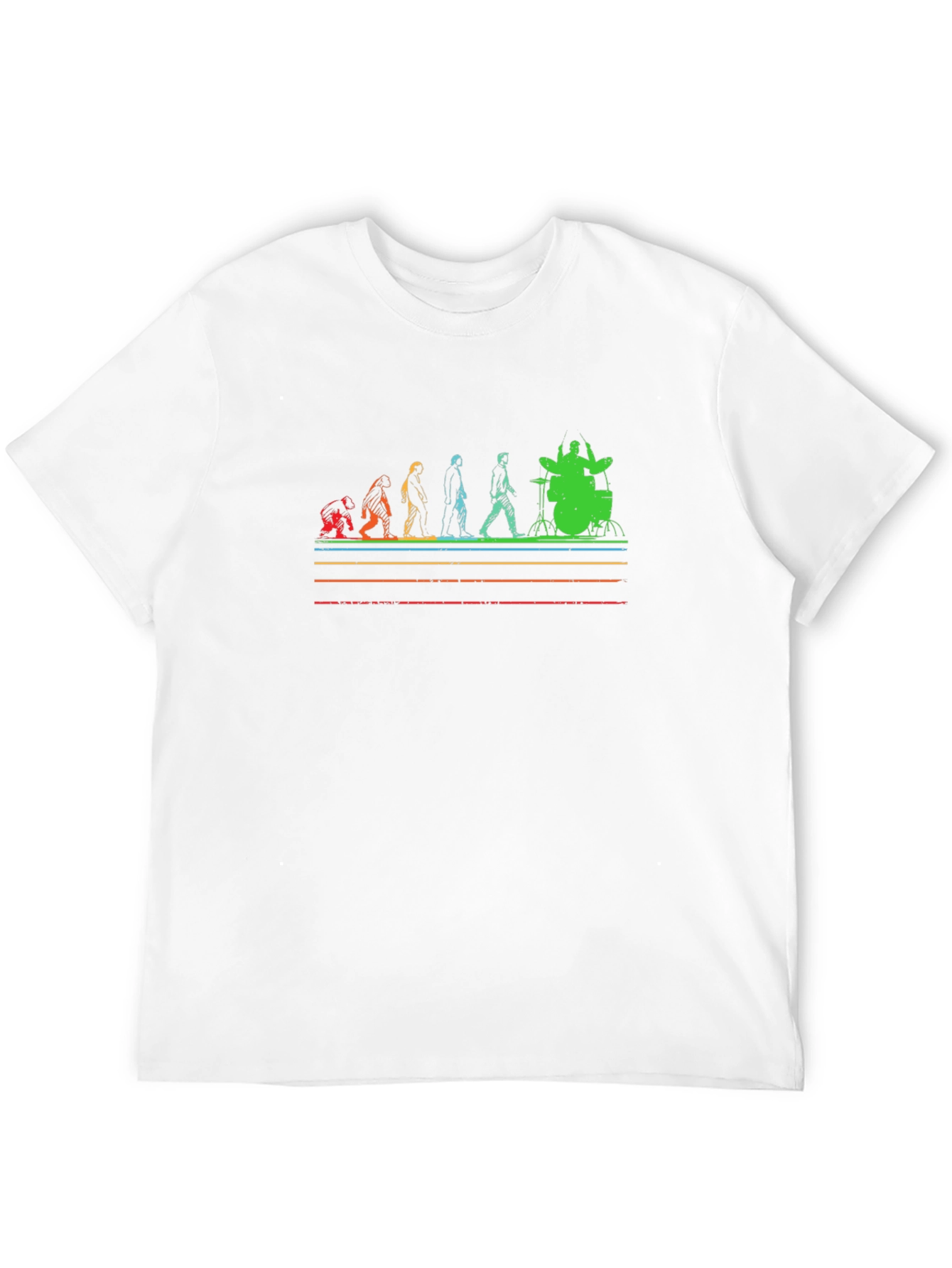 Evolution of Drummer Graphic T-Shirt