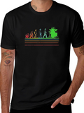 Evolution of Drummer Graphic T-Shirt