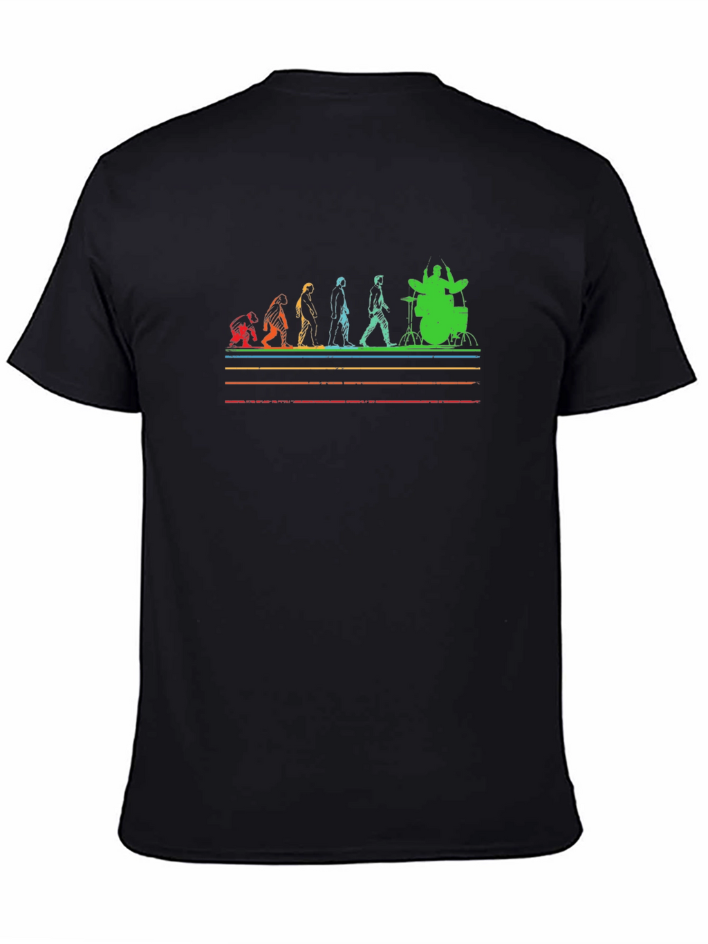 Evolution of Drummer Graphic T-Shirt