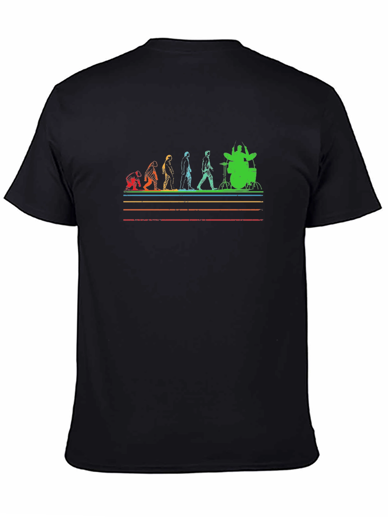 Evolution of Drummer Graphic T-Shirt