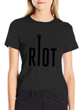 Riot Fist Black Graphic Tee
