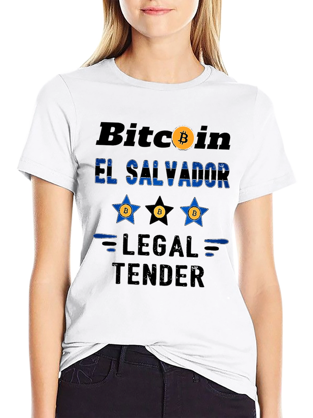 Bitcoin El Salvador Legal Tender Novelty T-Shirt