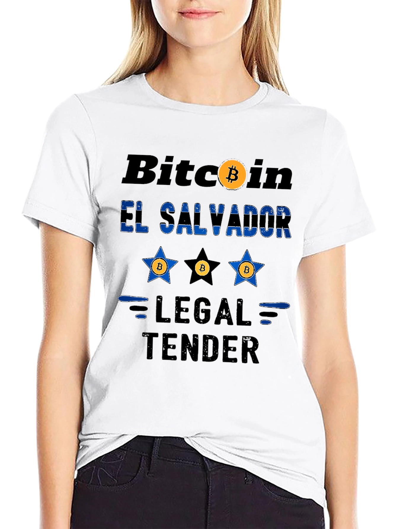 Bitcoin El Salvador Legal Tender Novelty T-Shirt