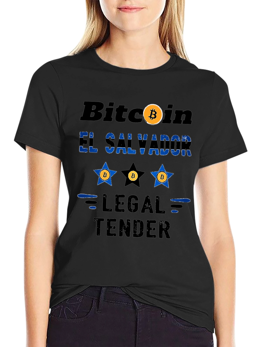 Bitcoin El Salvador Legal Tender Novelty T-Shirt