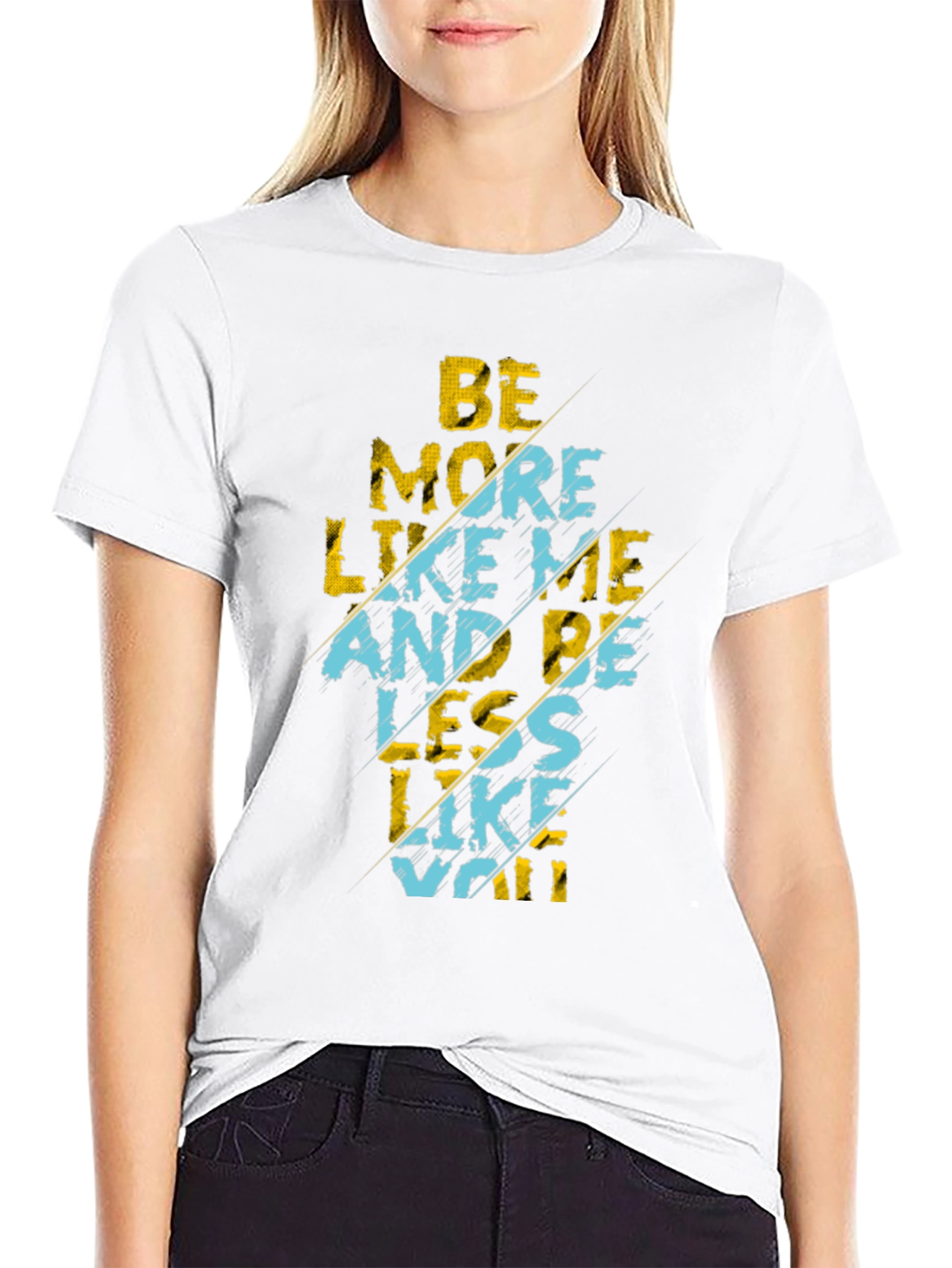 Be More Like Me Graphic Tee - Black