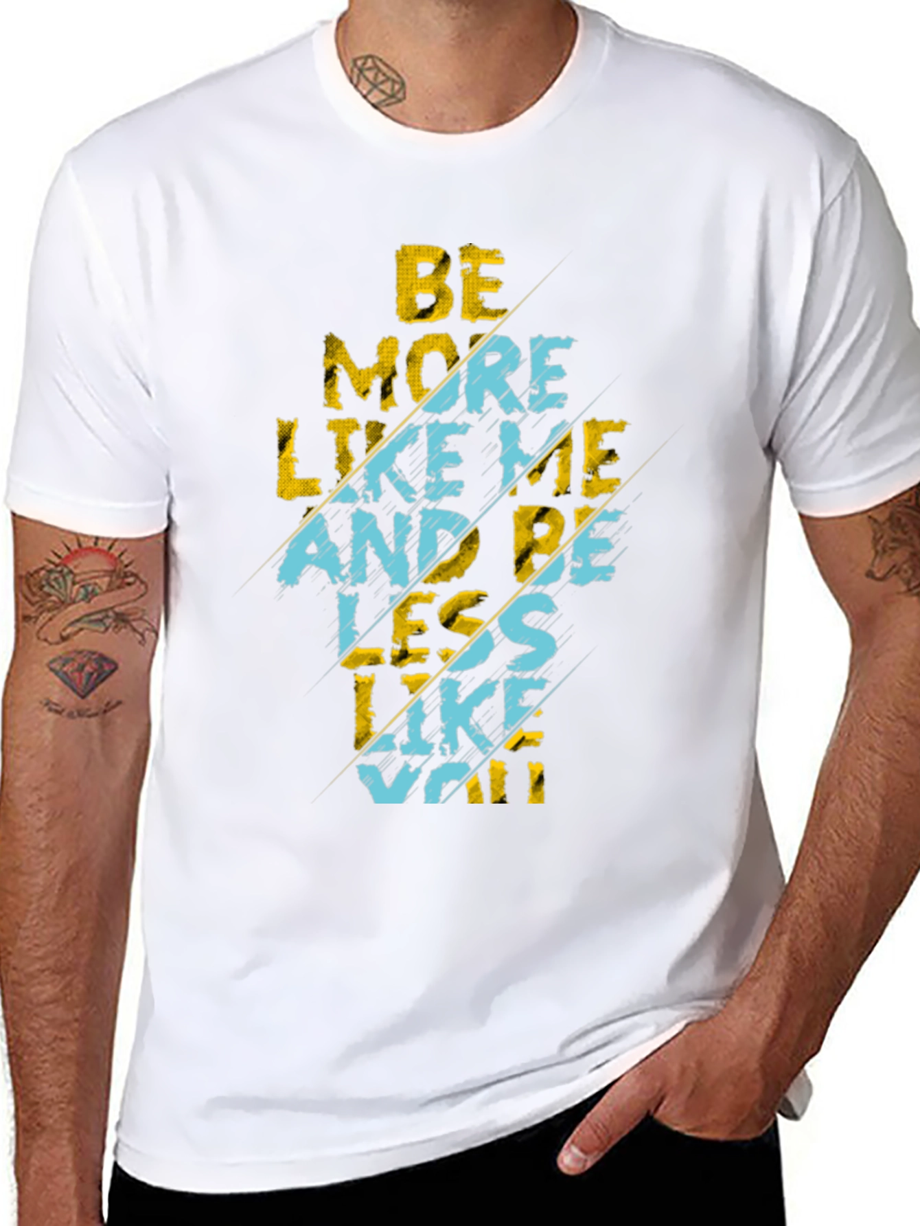 Be More Like Me Graphic Tee - Black