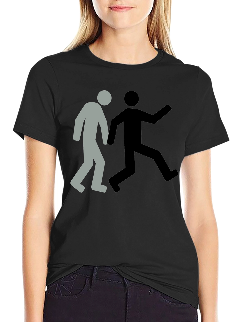 Catch Me If You Can Black Tee