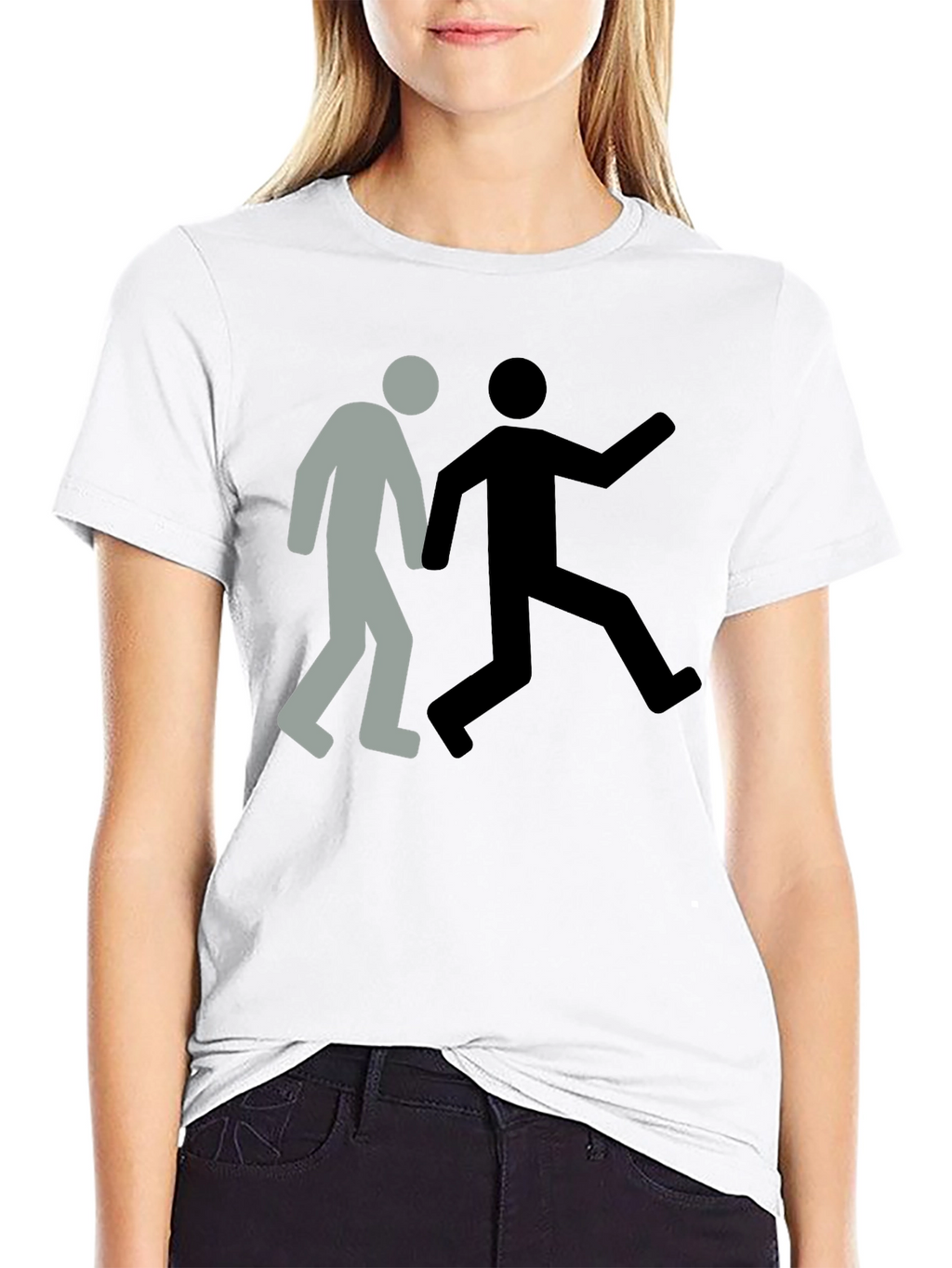 Catch Me If You Can Black Tee