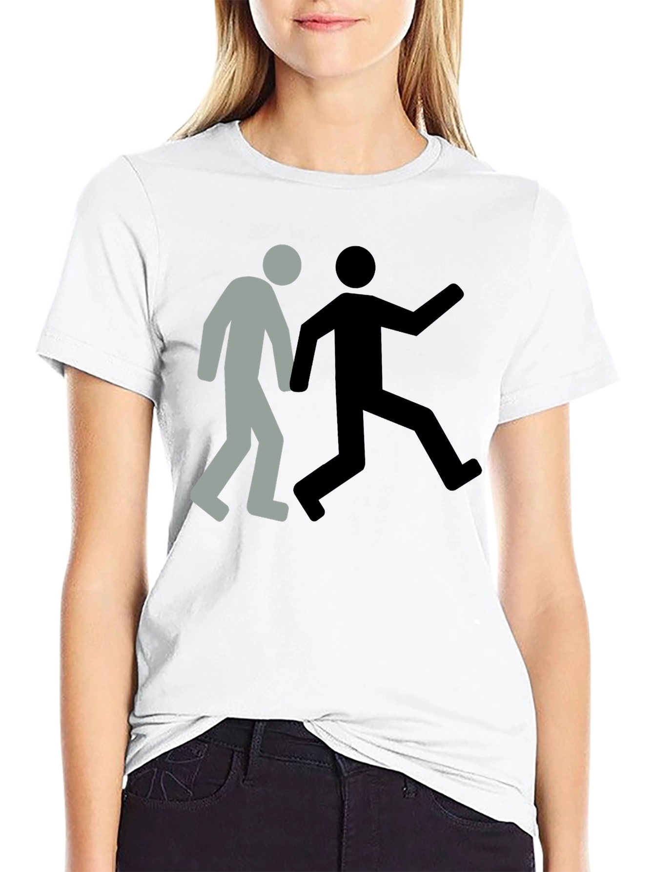 Catch Me If You Can Black Tee