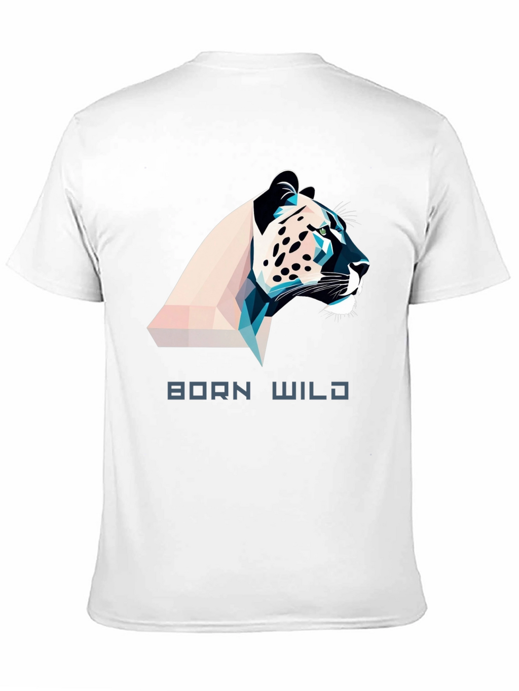 Born Wild Graphic Tee - Black Mens T-Shirt