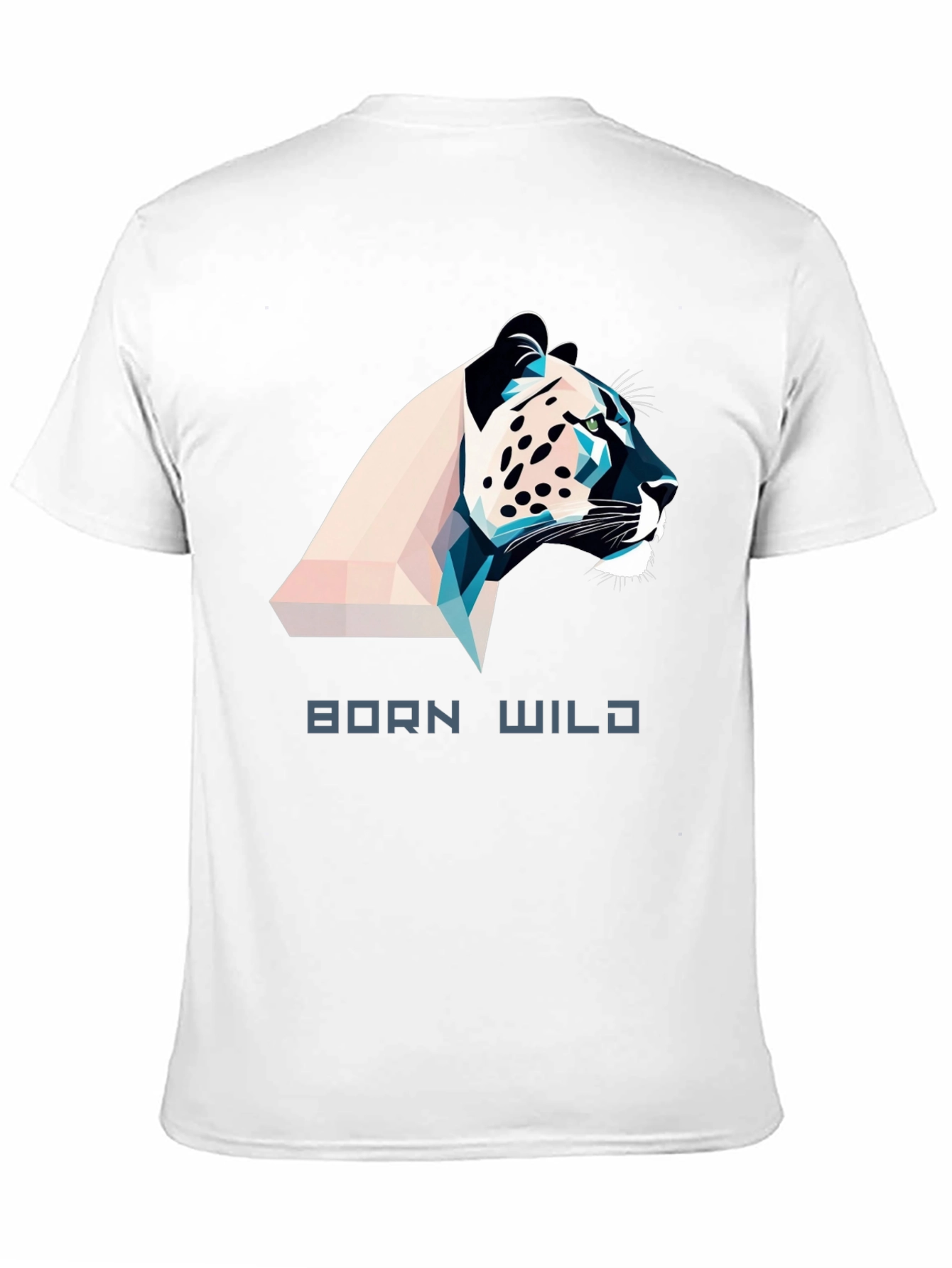Born Wild Graphic Tee - Black Mens T-Shirt