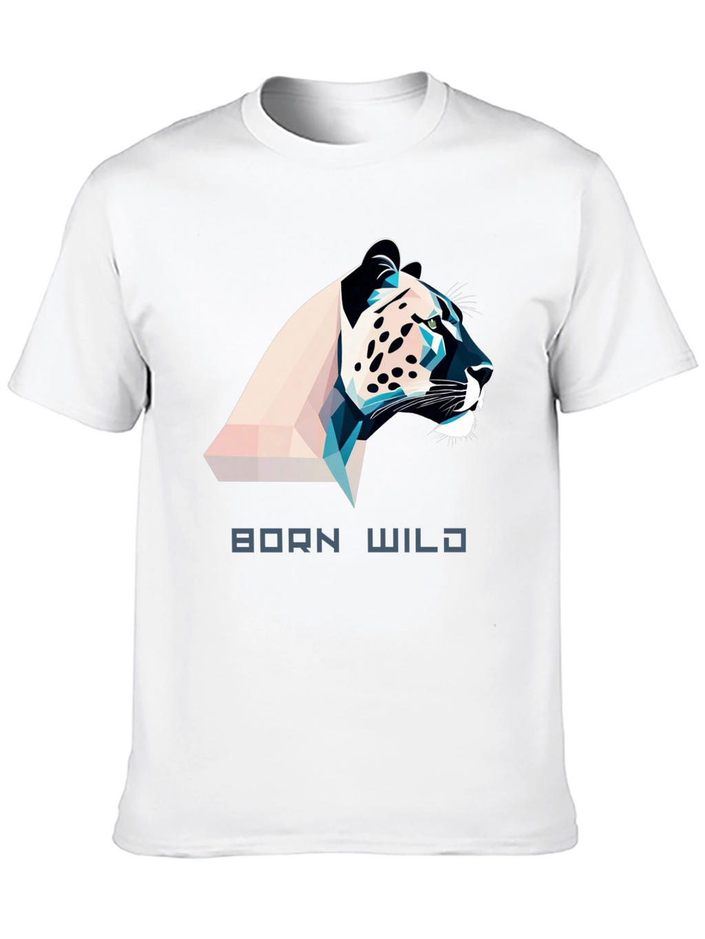 Born Wild Graphic Tee - Black Mens T-Shirt