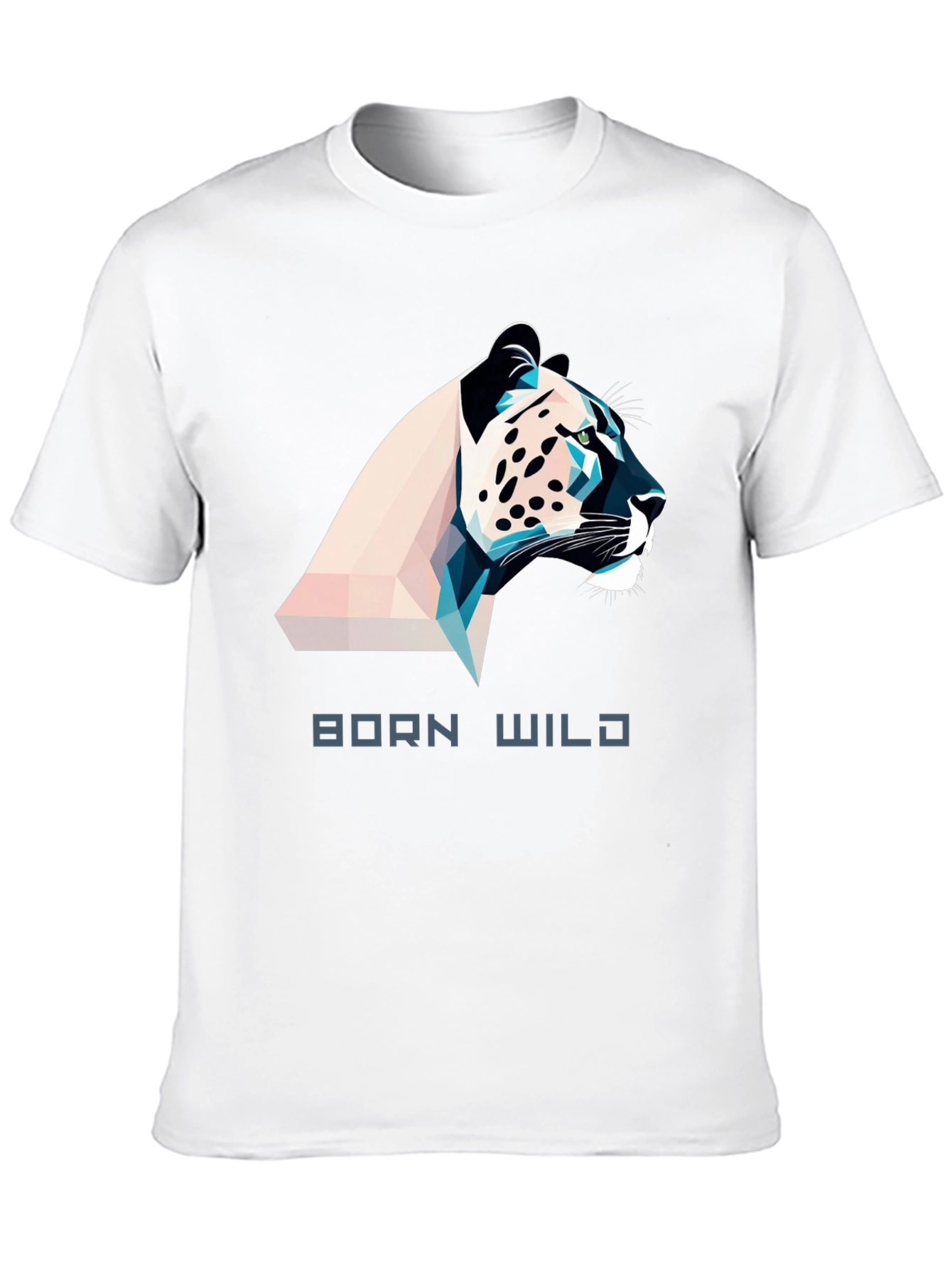 Born Wild Graphic Tee - Black Mens T-Shirt