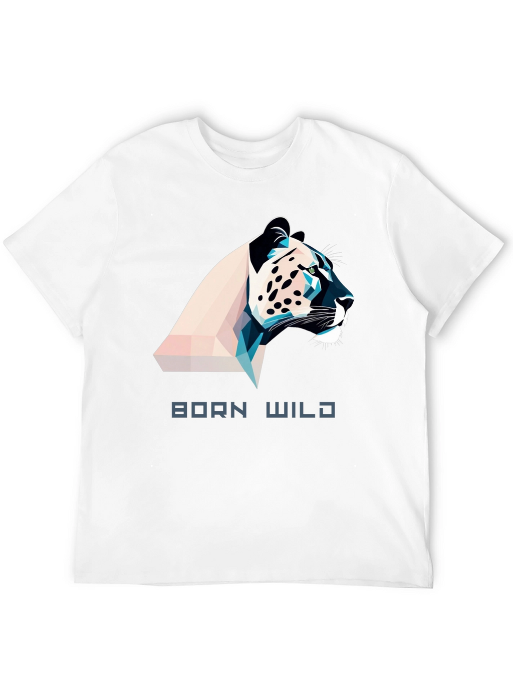 Born Wild Graphic Tee - Black Mens T-Shirt