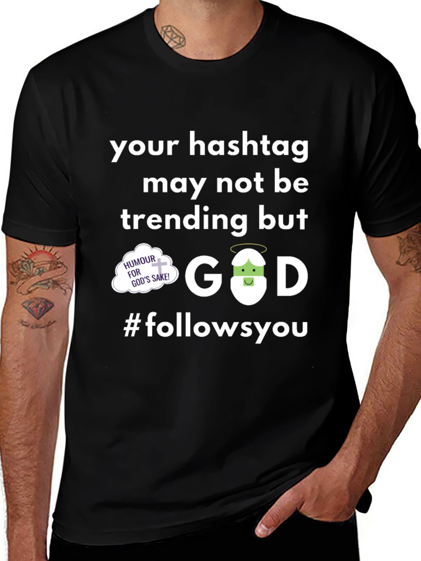 God Follows You Graphic T-Shirt