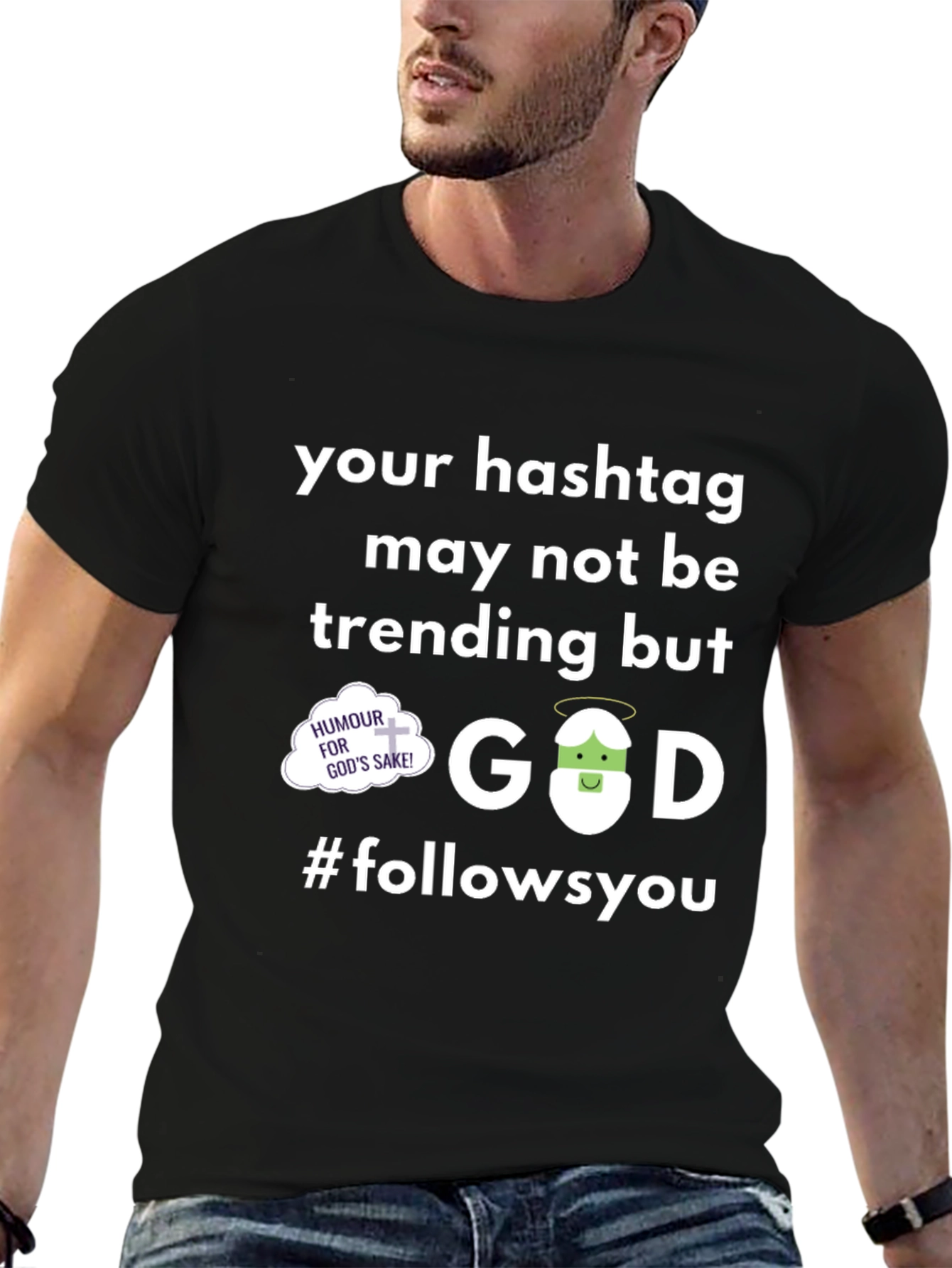 God Follows You Graphic T-Shirt