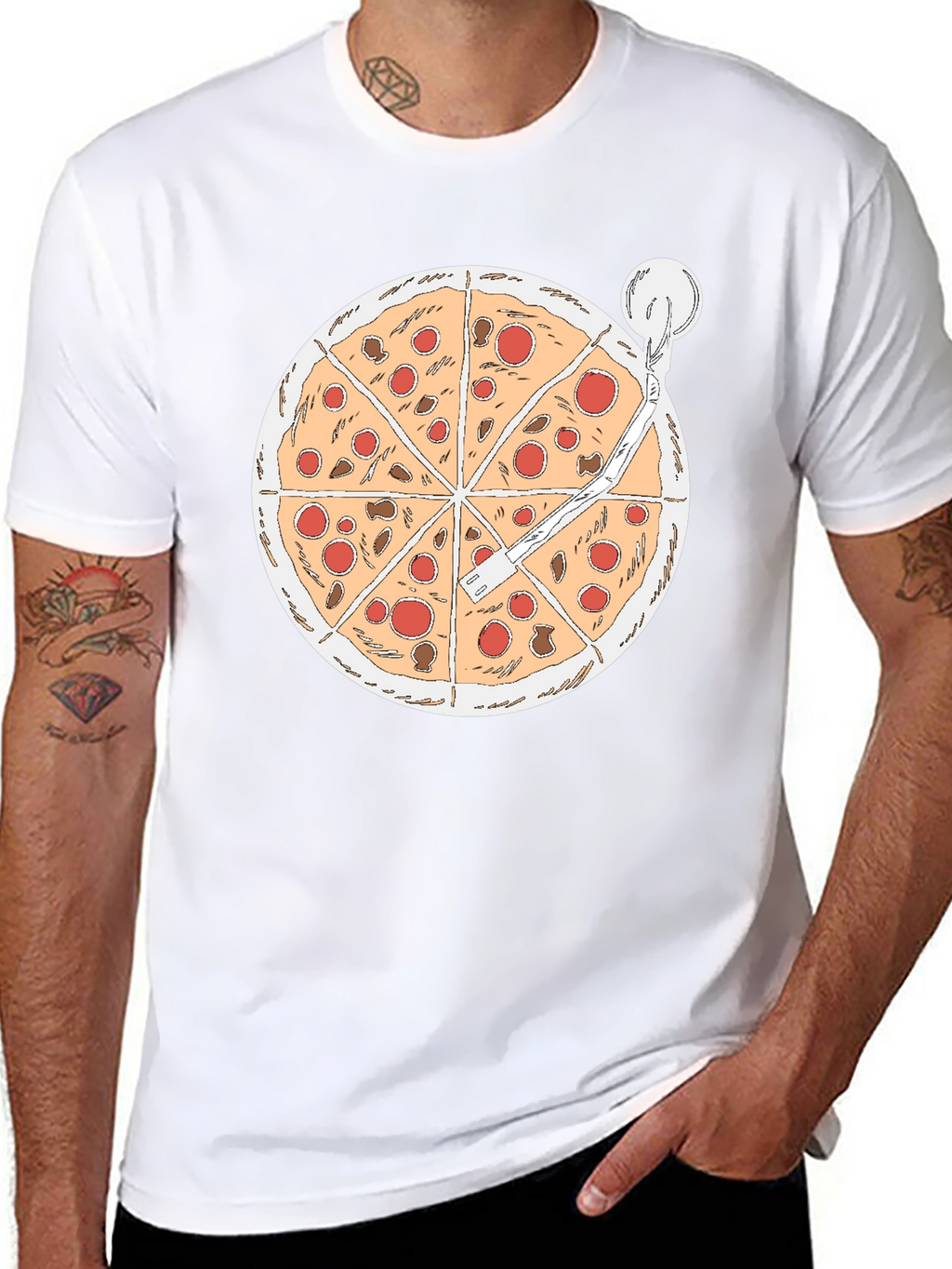 Pizza Turntable Graphic Tee