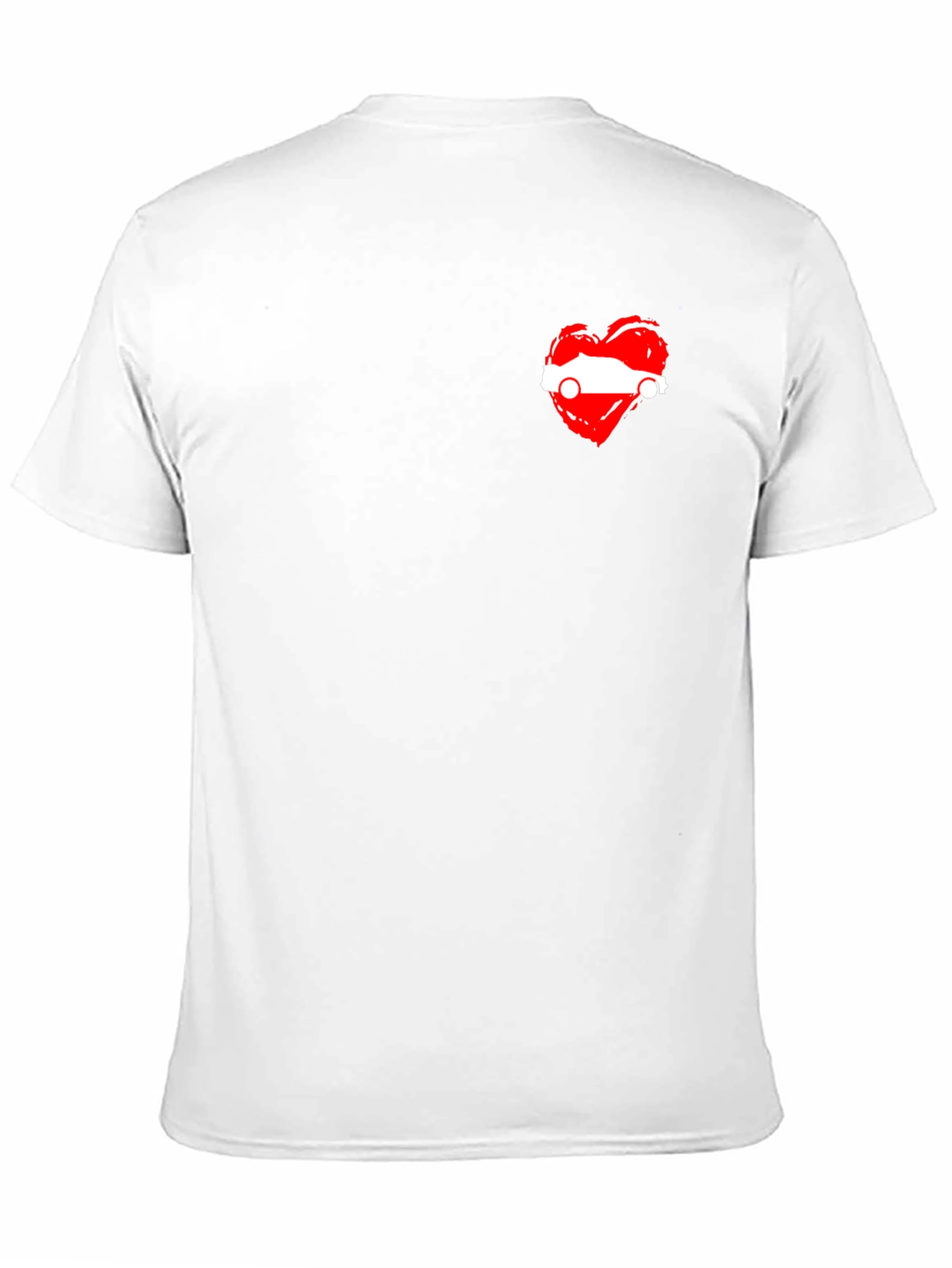 Heart Austria Flag Black T-Shirt