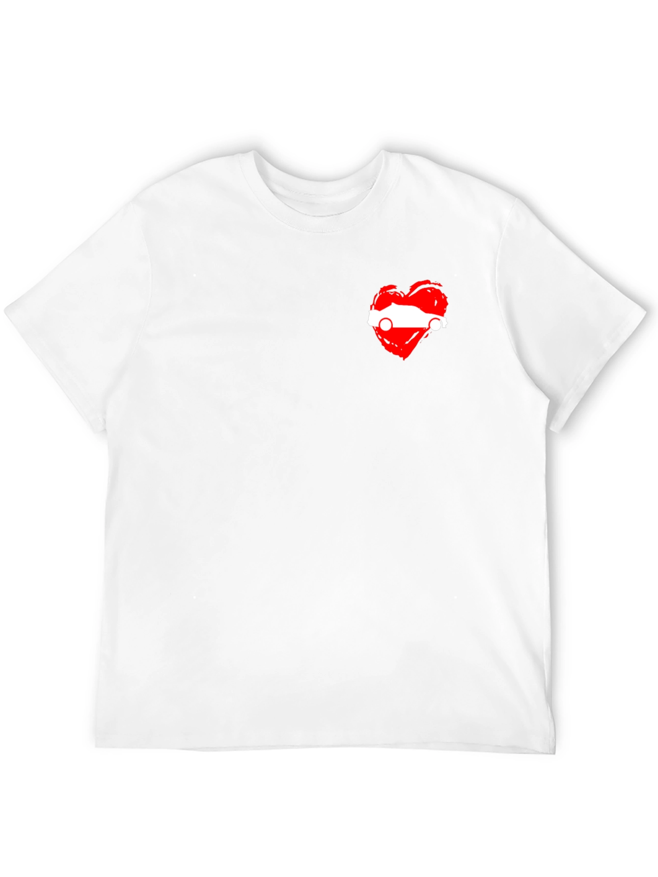Heart Austria Flag Black T-Shirt