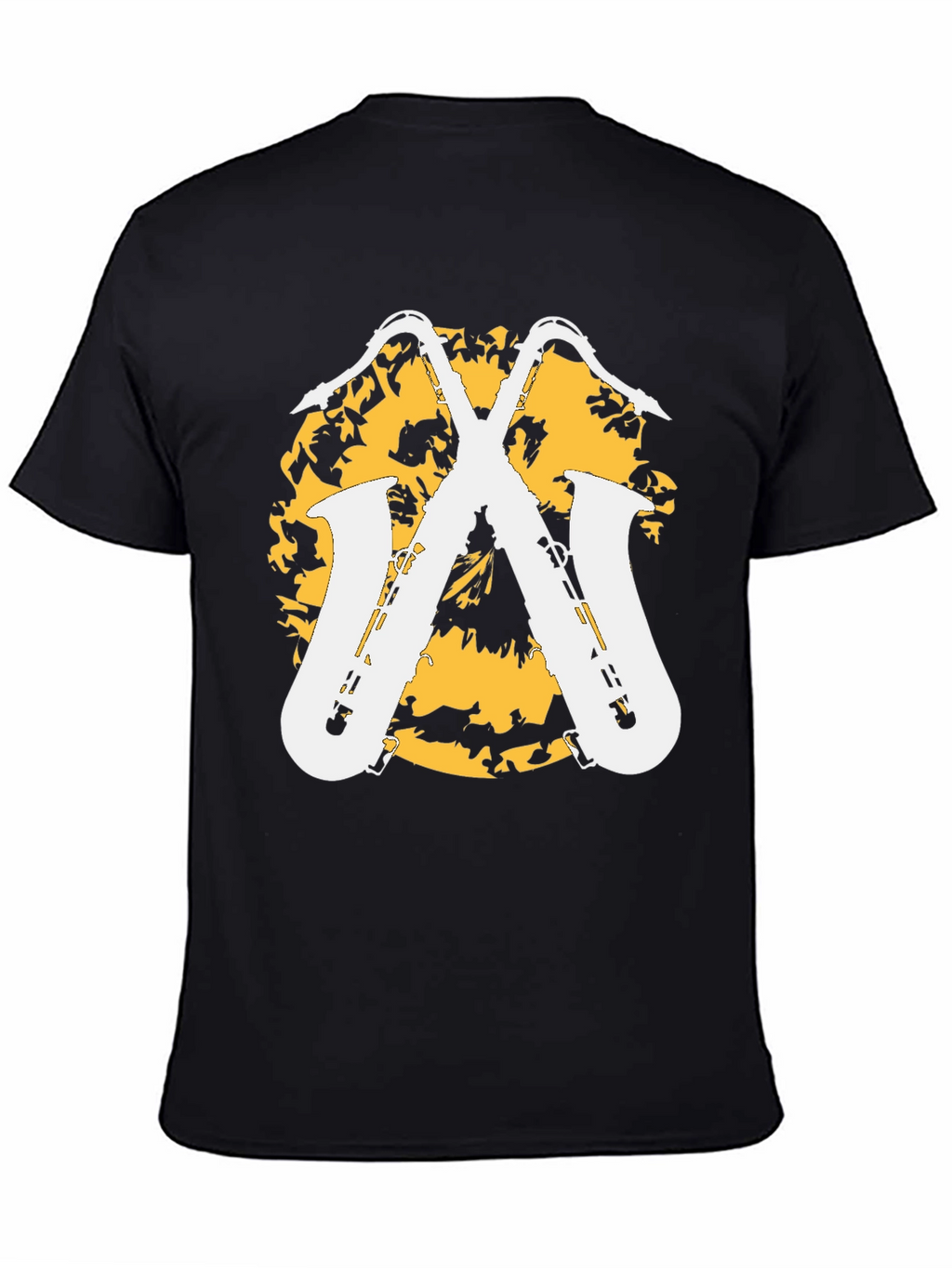 Saxophone Graphic Tee - Stylish Music Lovers Shirt