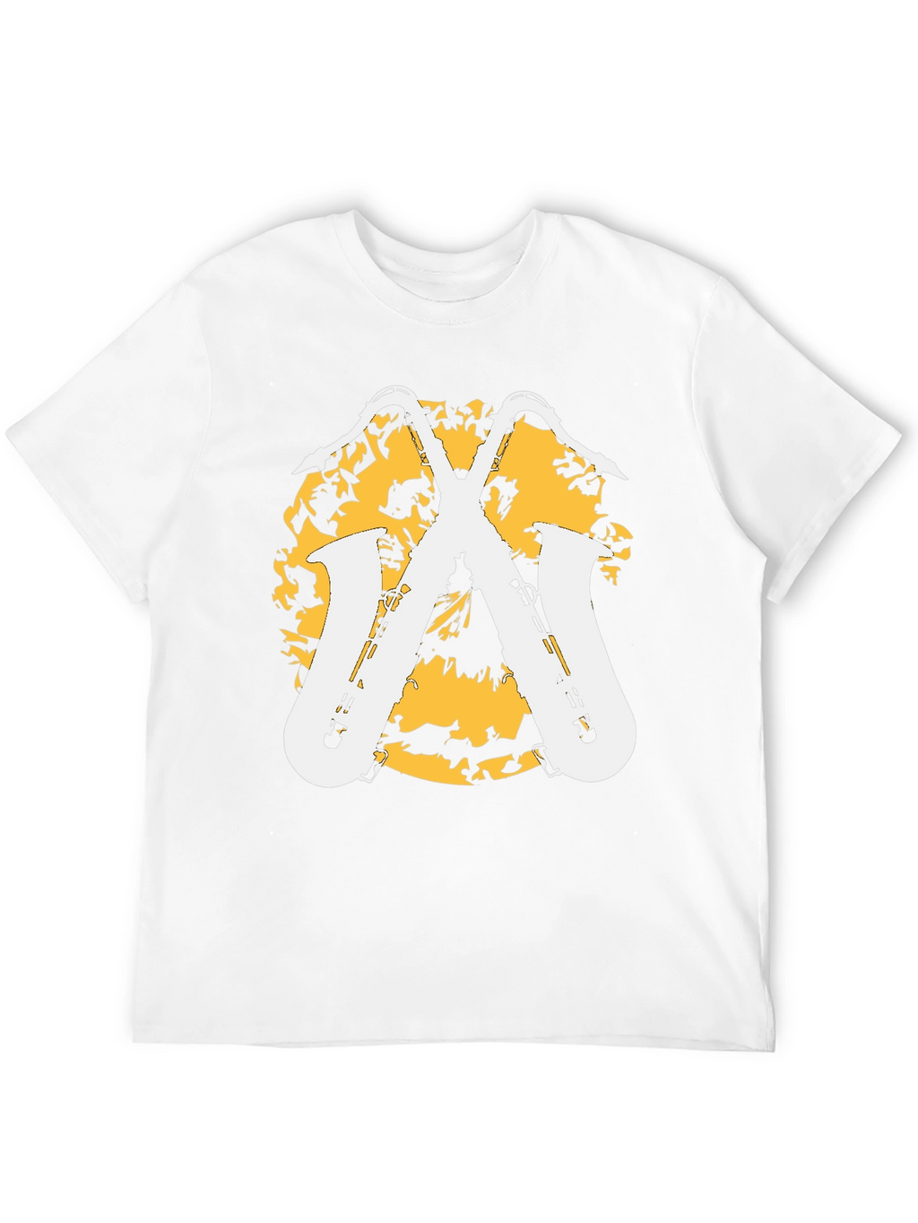 Saxophone Graphic Tee - Stylish Music Lovers Shirt