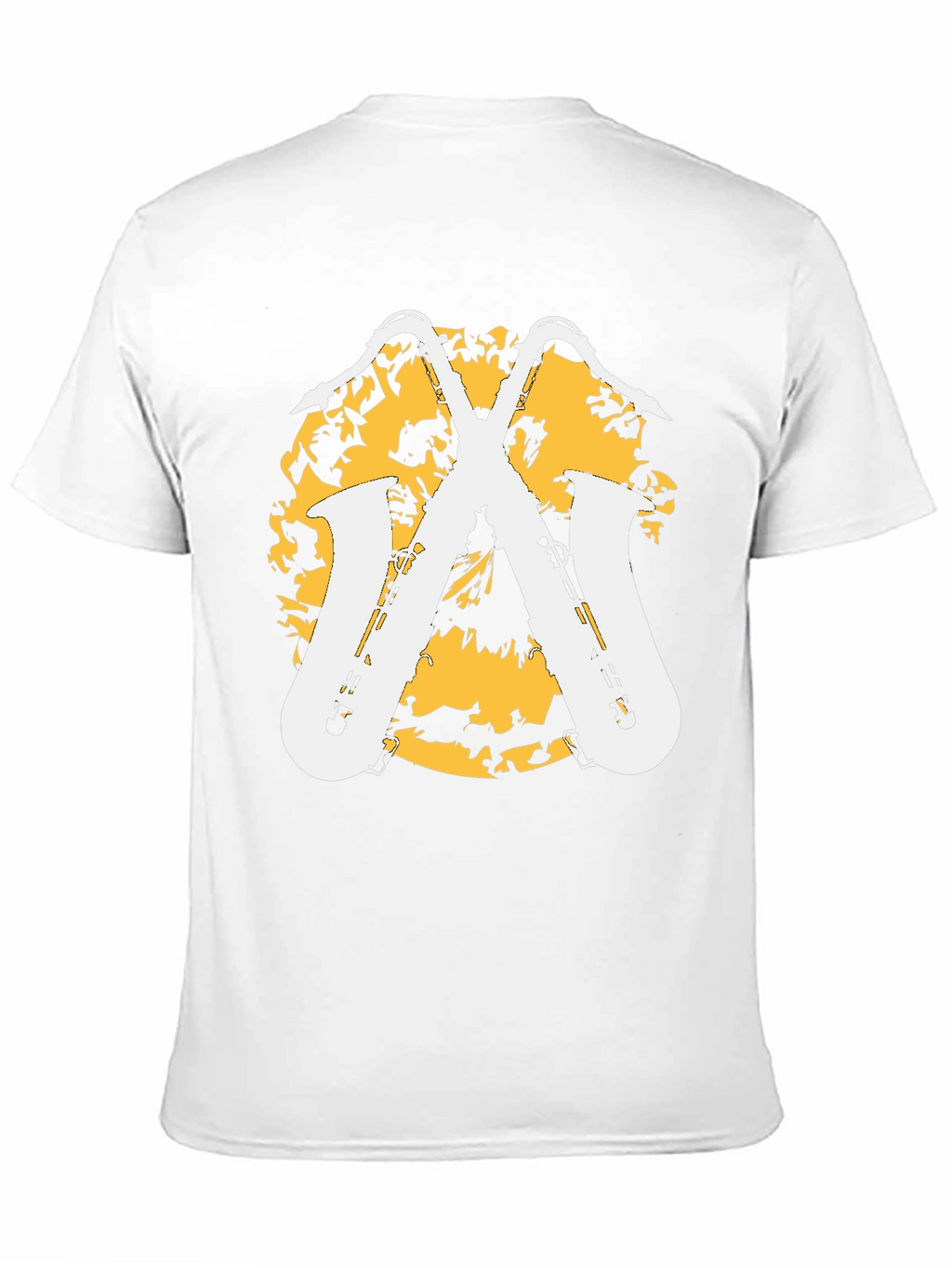 Saxophone Graphic Tee - Stylish Music Lovers Shirt