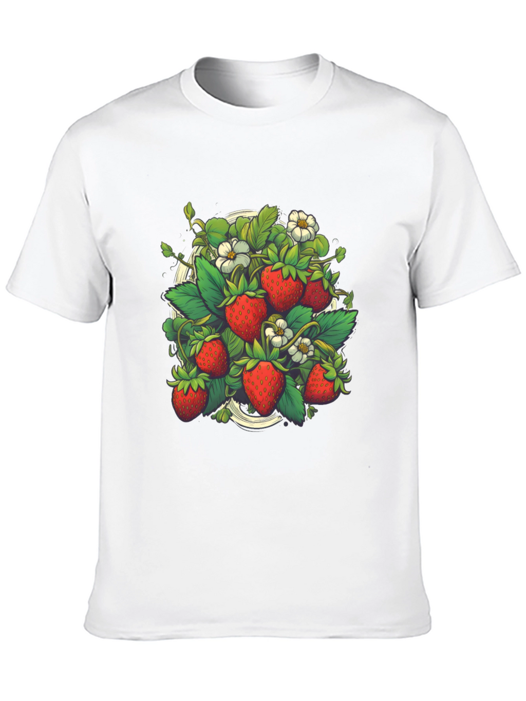 Strawberry Garden Graphic T-Shirt