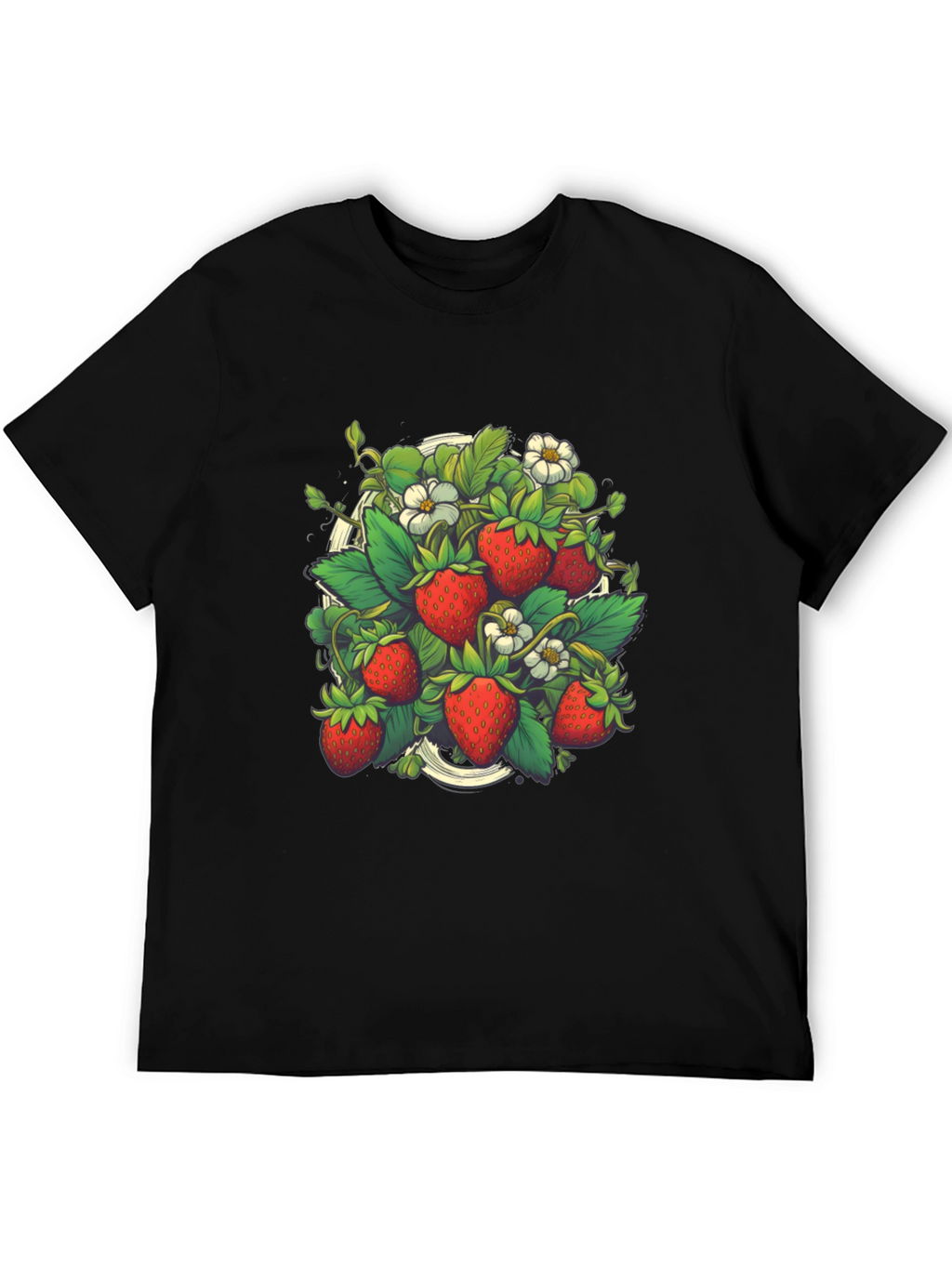 Strawberry Garden Graphic T-Shirt