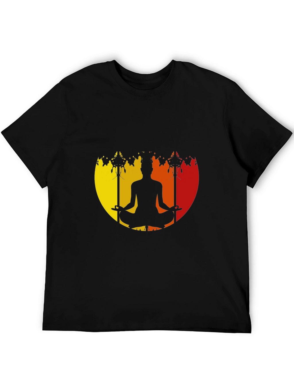 Meditate Sunset T-Shirt - Yoga Inspired Graphic Tee