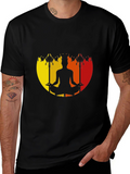 Meditate Sunset T-Shirt - Yoga Inspired Graphic Tee