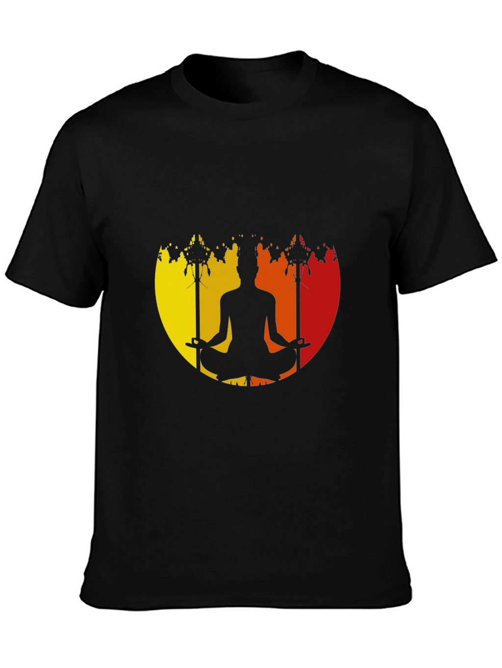 Meditate Sunset T-Shirt - Yoga Inspired Graphic Tee