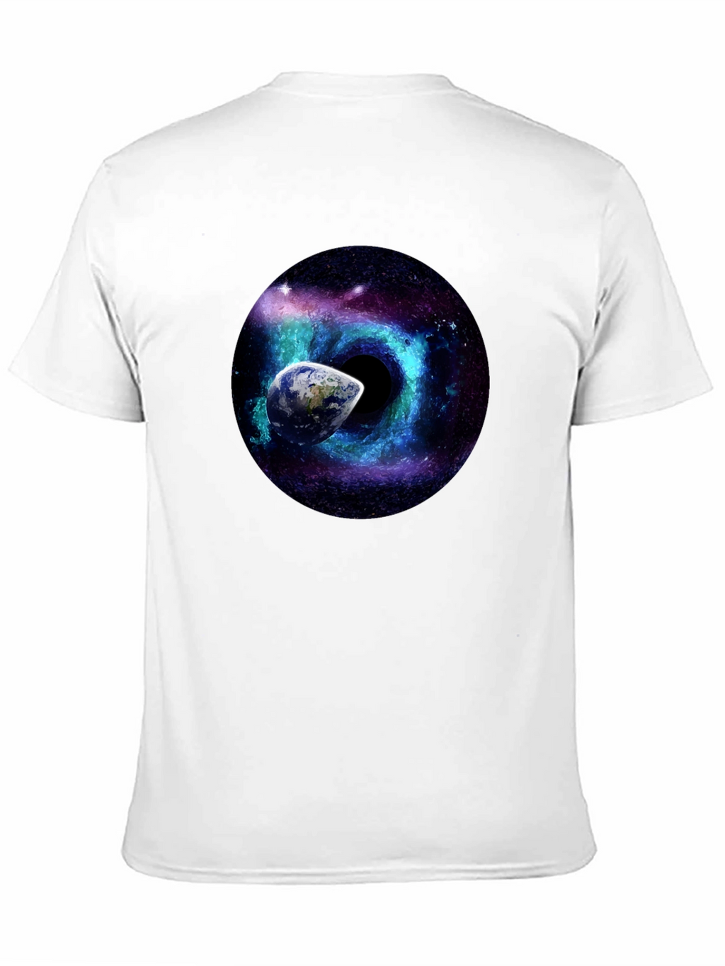 Cosmic Black Hole Earth T-Shirt