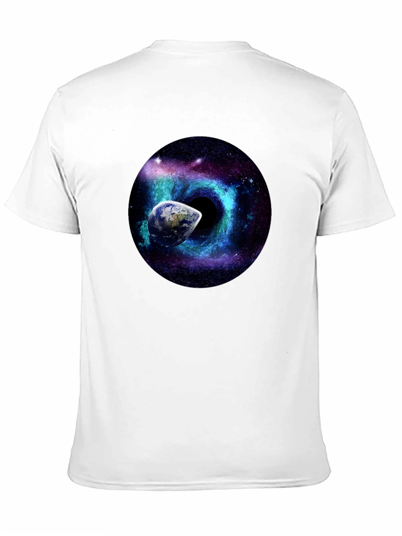 Cosmic Black Hole Earth T-Shirt