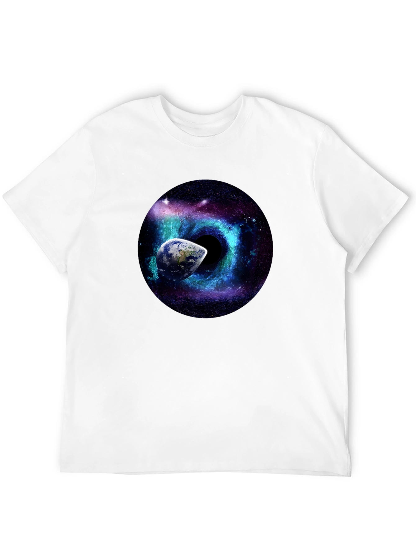 Cosmic Black Hole Earth T-Shirt