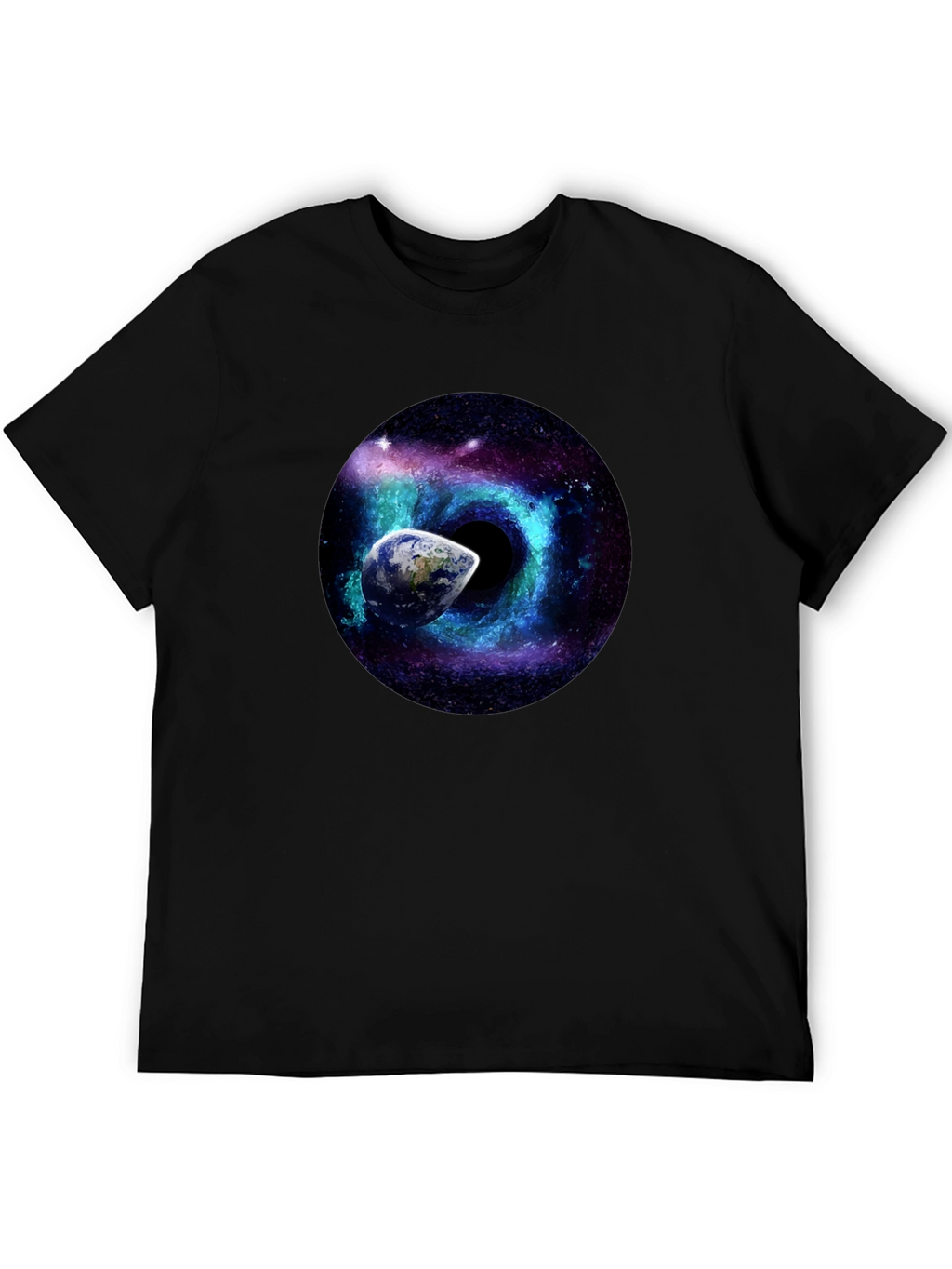 Cosmic Black Hole Earth T-Shirt